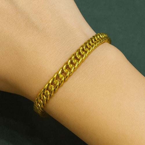 اسوارة جنزير ذهب عيار ٢١