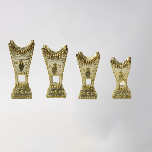 طقم ذهبي - قمور عادي - ناشف