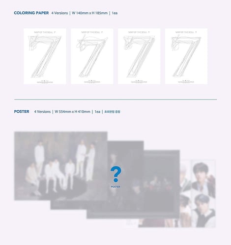 BTS Map Of The Soul: 7 seven Album