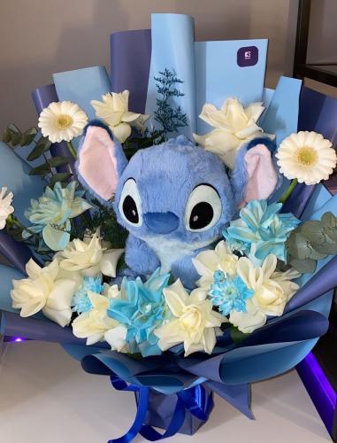 Stitch bouquet 🩵 blue