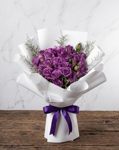 باقة الميني الموف mini bouquet