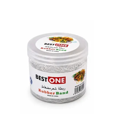ربطات شعر مطاطية شفاف BEST ONE