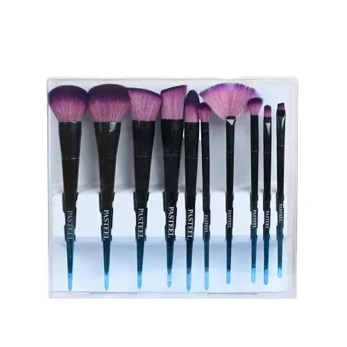 طقم فرش مكياج باستيل