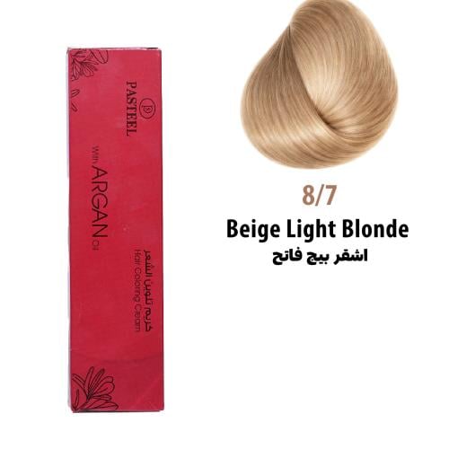 صبغة شعر باستيل 8.7 أشقر فاتح بيج بالارجان