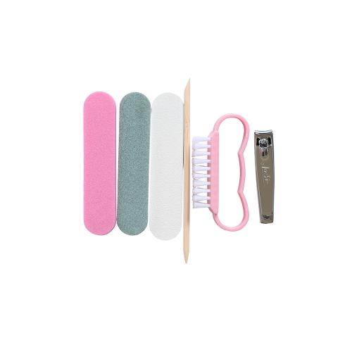 طقم أدوات البديكير والعناية بالأظافر 6 قطع من جاكي...