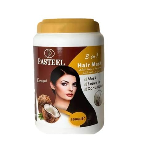 ماسك حمام زيت شعر بجوز الهند 1500 مل باستيل