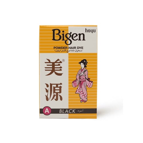 مسحوق مادة صبغ الشعر من بايجن اسود 6ج