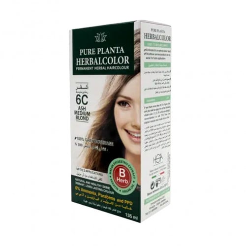 هيربال اسينسىز صبغة شعر جل ثابتة (أشقر رمادي متوسط...