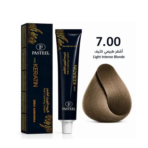 صبغة شعر باستيل 7.00 اشقر طبيعي كثيف - خالي أمونيا