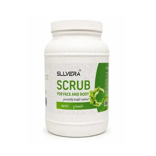 صنفرة الوجه والجسم بالنعناع SLLVERA – 4 Liter