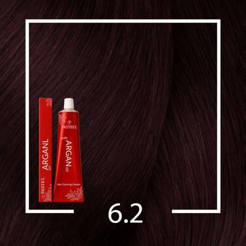 صبغة شعر باستيل 6.2 أشقر غامق بنفسجي بالأرجان