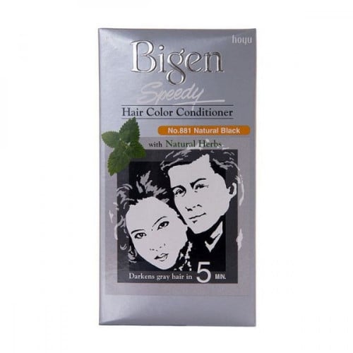 بيجين صبغة للشعر أسود طبيعي 881 منعمة للشعر 40جم