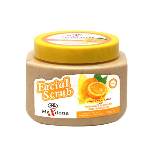 ماكس دونا سنفرة ليمون للوجه والجسم -500 مل