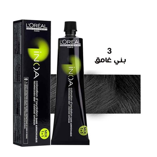 صبغة شعر انوا من لوريال 3 بني غامق 60 جرام