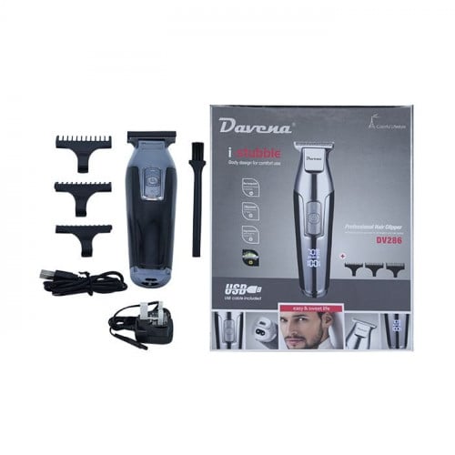 دافينا DV-286 ماكينة حلاقة للشعر ودقن مع شاشة عرض...