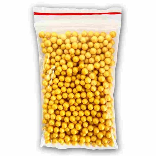 ديكور سكر للرش كرات ذهبية مقاس 5مم 50 جرام