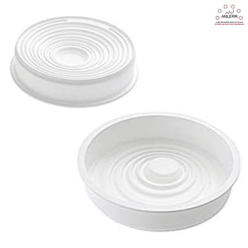 قالب سيليكون كيك مموج دائري 1×1