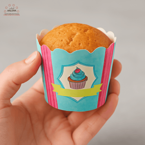 كب كيك ورقي دائري للخبز والكيك 10 اكواب