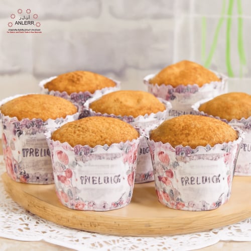 كب كيك ورقي دائري للخبز والكيك 10 قطع