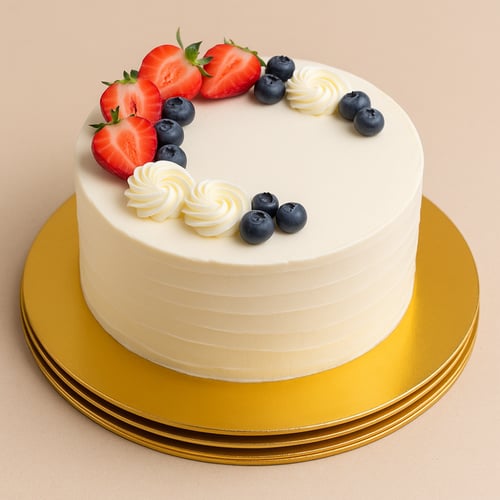 قاعدة كيك دائري لون ذهبي 10 كيلو مقاس 10 سم