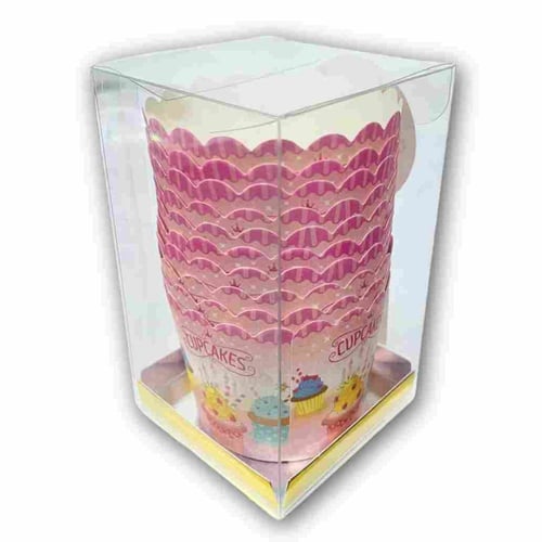 كب كيك ورقي دائري للخبز والكيك 10 اكواب