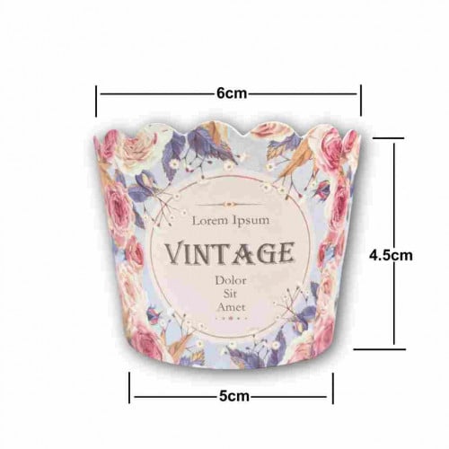 كب كيك ورقي دائري للخبز والكيك 10 قطع