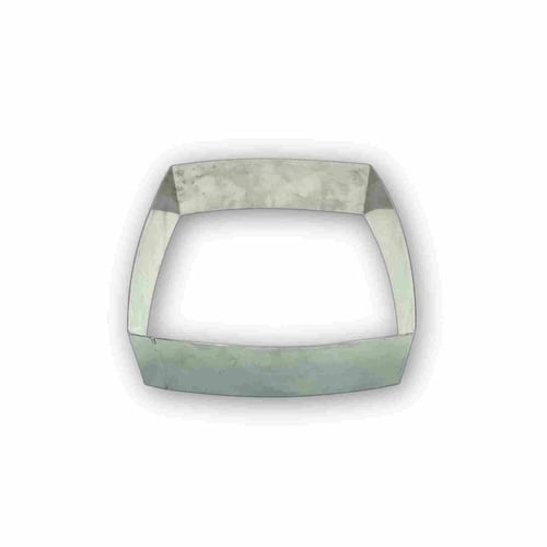 قالب كيك مربع منحني حجم وسط