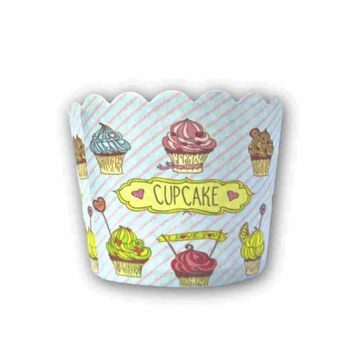 كب كيك ورقي دائري للخبز والكيك 10 قطع