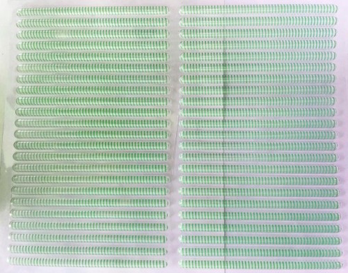 ورق ترانسفير اعواد مخططة بالاخضر