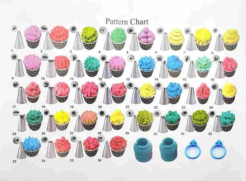 شنطة ادوات الكيك كبيرة 368 قطعة