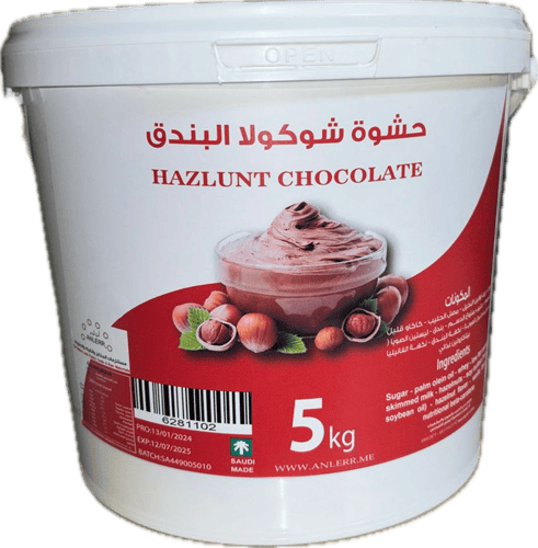 حشوة الشوكولاتة بالبندق 15 بالمئة انلر 5 كغ