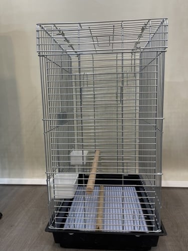 قفص ببغاء فضي 830A ZINC