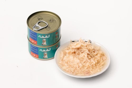 لقمه طعام رطب دجاج مع سمك الماكريل بالمرق 85 g