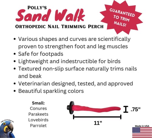 مجثم مبرد للببغاوات sand walk