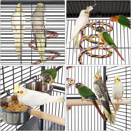 قفص ببغاء كبير مع استاند علوي