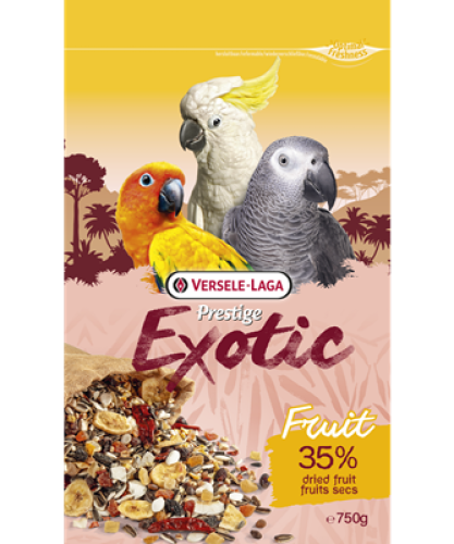 فيرسلاقا مزيج الفواكه المجففة للببغاء 750g Exotic...