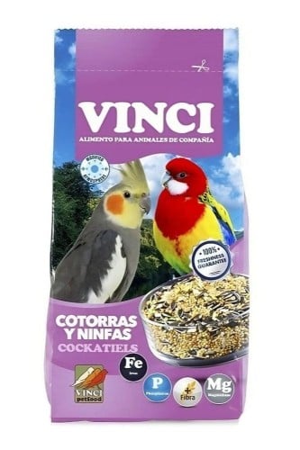 فينشي خليط متوازن للكوكاتيل والببغاوات الصغيرة