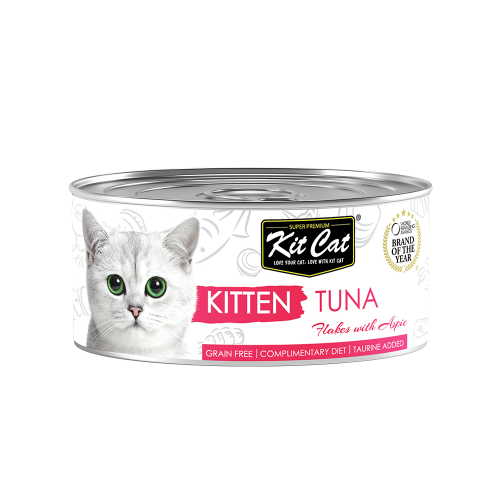 كت كات كتن رقائق التونة مع أسبيك Kitten Tuna 80g