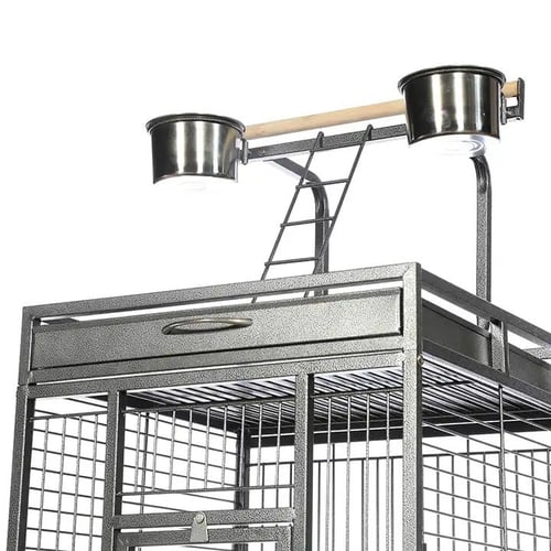 قفص ببغاء كبير مع استاند علوي