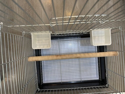 قفص ببغاء فضي 830A ZINC