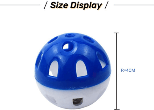 مجموعة كرات مع جرس للقطط الصغيرة والحيوانات الاليف...