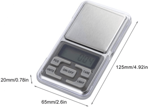 ميزان الجيب صغير لوزن المكملات الغذائية القطع الصغ...