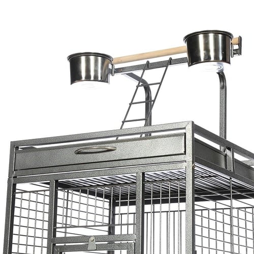 قفص ببغاء كبير مع استاند علوي