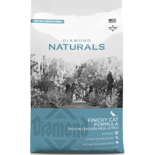دايموند طعام جاف للقطط صعبة الارضاء بالدجاج والارز...