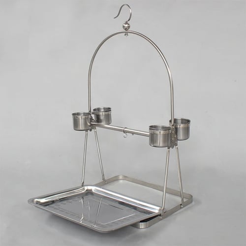 استاند استانلس للطيور والببغاوات الاليفة