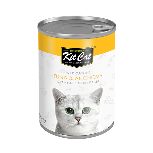 كت كات معلبات سمك التونة والانشوفة 400g