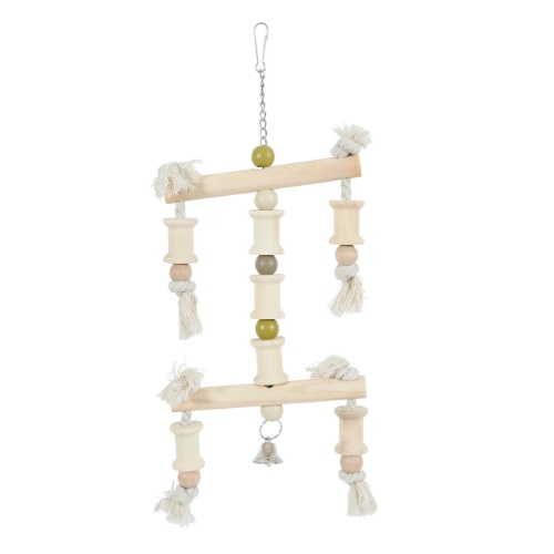 لعبة خشبية للببغاوات والطيور الكبيرة