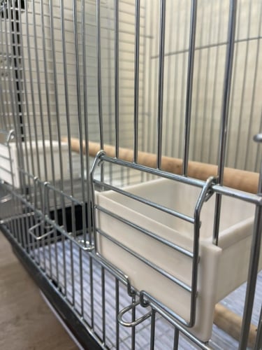 قفص ببغاء فضي 830A ZINC