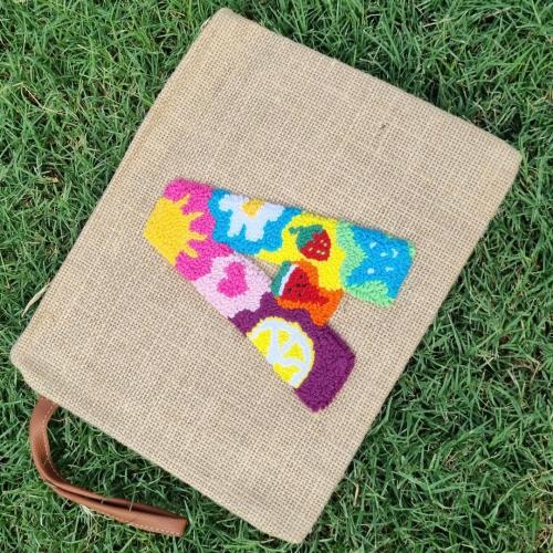 Letter A medium sized pouch