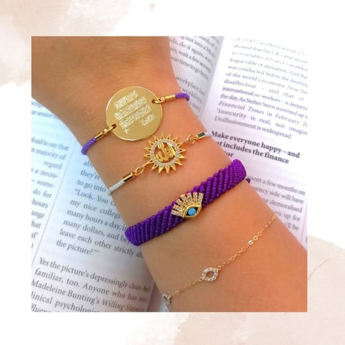 Ayat alkursi gold plated bracelets